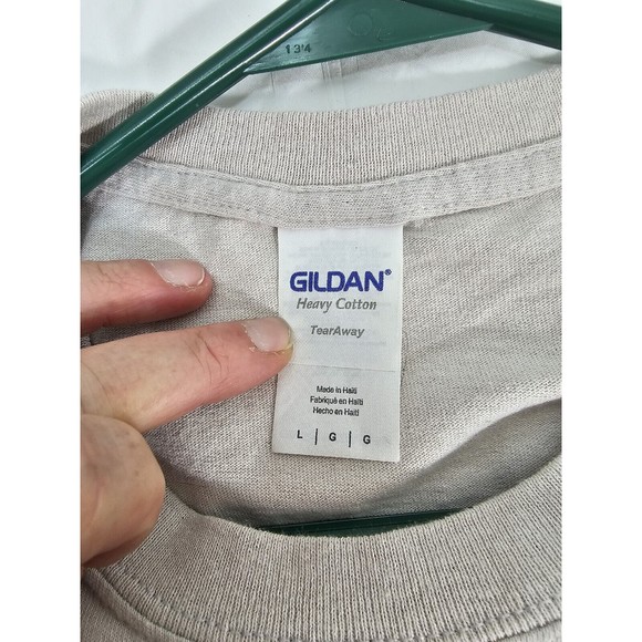 The Three Stooges "It's A Guy Thing" Light Gray T-Shirt Sz L - Picture 4 of 6